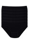 Ribana Biyeli Bato Women's High Waist Panties Black 100% Cotton Pack of 6 - 2