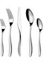 5PCS Exquisite Silverware Set, 18-10 Stainless Steel Flatware Cutlery Set, Utensil Set