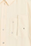 Plus Size Lyocell Tunic with Zipper and Contrast Stitching Detail - Butter Yellow - 2