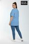 Women's Plus Size Ar Printed 3Xl-6Xl Crew Neck T-Shirt Spr26Btsk510-1 - 2