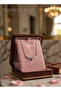 316L Steel Chain Silver Color Winged Pink Heart Model Necklace - 4