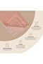 Multi-layer Muslin Baby Blanket, 100% Cotton, Blush Pink Ombre Design, Swaddle Blankets for Newborns - 2