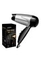 1200W Mini Foldable Travel Hair Dryer Silver - 2