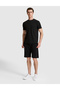 Black Regular Fit Crew Neck T-Shirt 50321148-Vr046 - 4