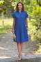 Dark Blue Tencel 100% Cotton Dress