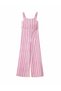 Benetton Girls' Striped Jumpsuit with Tie Detail 6-14 Years Pink