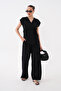 Yandan Tie-Up Alaçati Linen Kimono Set - 5