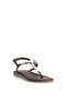 Elit 26Ymrt03C Women's Genuine Leather Flat Sandals Brown - 3