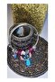 Generic Blue Cartoon Character Charm Bracelet Adjustable Metal Bangle for Girls