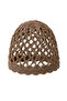 Light Brown Color Glittery Mesh Knitted Hair Bandana Hat - 3