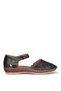 Well Foot 26019 Black Genuine Leather Women's Ballerinas - 2