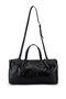 Women's Genuine Leather Black Shoulder Bag - 5