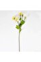 Butterfly Peony Flowers Artificial Spray 17.78x17.78x66.04cm- Yellow - 3