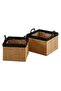 Kevin 2-piece Storage Basket 35x35x25-30x30x23cm - Natural - 3