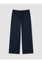 Vizyon New Season Elastic Waist Wide Leg Women's Trousers - 5