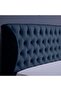 PLUTO HEADBOARD CHANEL NAVY BLUE L-150 : H-125 CM - 3