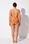 4310 Orange Green Strappy Recovery Swimsuit - 2