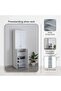 Vasagle Shoe Rack 33 Pairs With 4 Door -white - 6