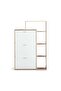 DISSET SHOE RACK 18 PAIRS WITH 3 DRAWER - WHITE & NATURAL - 8