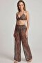 Women's Leopard Tulle Trousers Pareo - 2
