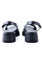 Genuine Leather Black Wedge Sole Women's Sandals Shoes - Rgn50 - 4