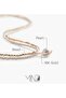 Elena Women's Necklace, 18K Gold, Beaded Pendant Necklace, with Czech Beads & Pearl, Handmade Adjustable Jewelry - 6