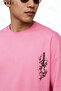 Tiger's Sword Printed Large Size Unisex T-Shirt Pantalon Tracksuit Set - 4