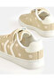 Girls Beige Embroidery Sneakers - 4
