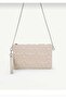 Women's Star Embroidered Chain Strap Portfolio Bag