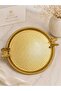 Gold Decorative Coffee Presentation Tray – Luxurious Turkish Coffee Serving and Presentation Tray, Stylish Home Decor (1 Piece) - 3
