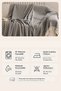 Ars |   Cotton Non-Slip Washable Multi-Purpose Bohemian Sofa Cover Single&Triple 180X210 Sofa Bed Cover, Armchair Cover, Sofa Shawl Anthracite Color - 6