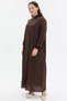 Zipper Detailed Pocket Detailed Comfortable Fit Long Dress Women - 3