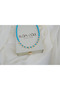 Kol360 Turquoise Beaded Pul Detailed Necklace - 4