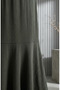 Bürümcük Fabric Elastic Waist Gathered Skirt 0561-02 Khaki - 4