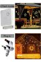 Star Moon Curtain Ramadan Lights for Bedroom Decor,3.5M Ramadan Decorations Light,Eid Moon Window String Lights - 6