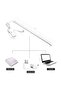 Three Colors Changeable Rigid USB LED Light White 0.11kg - 3