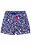 Boy's Patterned Swim Shorts Pool Swimsuit M00835 White - Blue