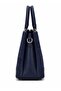 Women's Mini Leather Handbag with Shoulder & Crossbody Strap 20x14x9 cm - 4