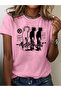 Women's Mix Printed Crew Neck Regular Fit T-Shirt