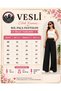 Women's Strawberry Fabric Elastic Waist Comfortable Fit Palazzo Trousers Black - 8