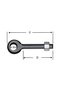 Bolt with Hole and Eye M10 - 50 Pieces - 2