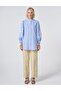Striped Embroidered Tunic Airman Blue - 2