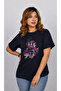 LACIVERT BASIC T-SHIRT - 2