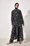 Regular Fit Printed 3-Piece Burkini Swimsuit G8874Ax26Sm