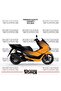 ملصق تزييني لدراجة هوندا PCX 2025، طقم جاهز لتزيين المحرك بلونين، جودة عالية - 2