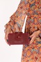 Women's Small Size Bag Wallet Ald.7482 Claret Red - 4