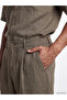 Vizyon New Season Regular Fit Linen Look Men's Shorts - 4