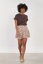 Women's Crew Neck T-Shirt with Side Slits - Bitter Coffee - 3