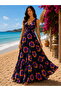 Merziye Digital Printing Crepe Fabric - 4