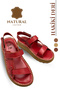 Genuine Leather Men's Sandals - Soft Thick Soled Genuine Leather Men's Sandals Red - 2